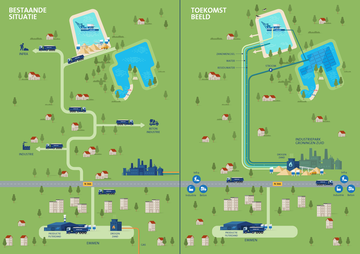 Drijvend zonnepark maakt zandwinning gasloos en duurzaam